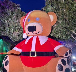 Oso peluche hinchable
